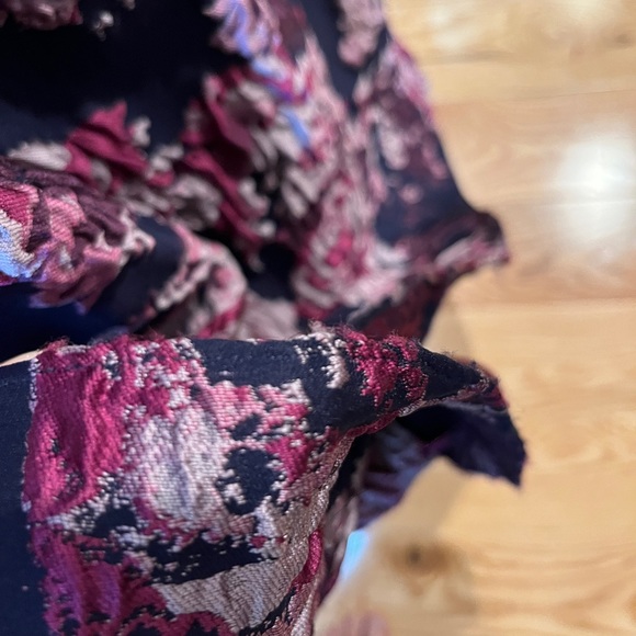 Aidan Mattox size 10 navy and floral dress - Picture 6 of 7